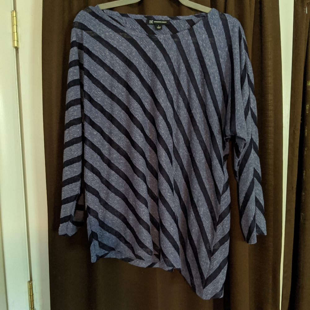 INC asymmetrical blouse